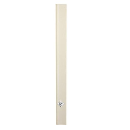 M-D 013 in H X 48 in L Prefinished Almond Vinyl Wall Base 75275